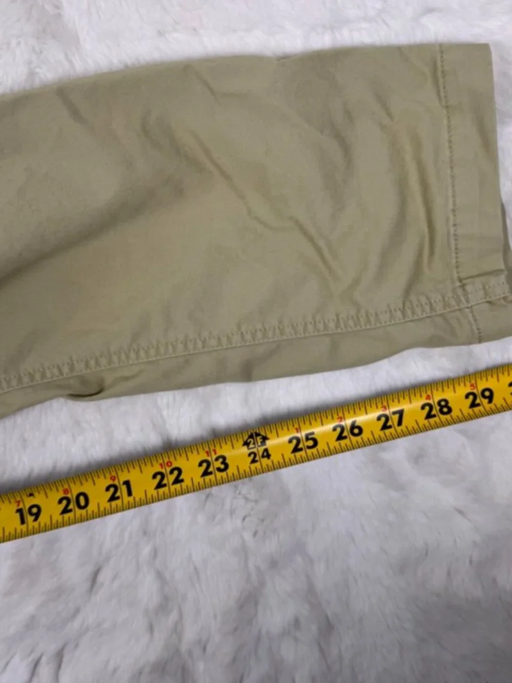 Polo Ralph Lauren Men's Khaki Classic Fit Tapered Prepster Pants Belted Size M